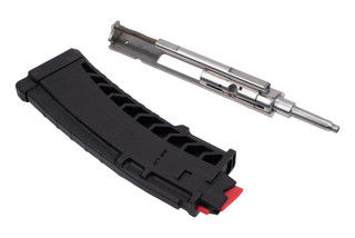 CMMG AR-15 5.56 to 22LR Conversion Kit is a stainless steel drop-in system with a 10 round magazine